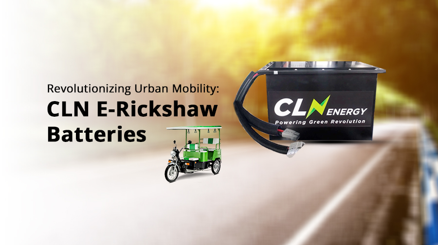 CLN Energy's Three-Wheeler with L3 Batteries